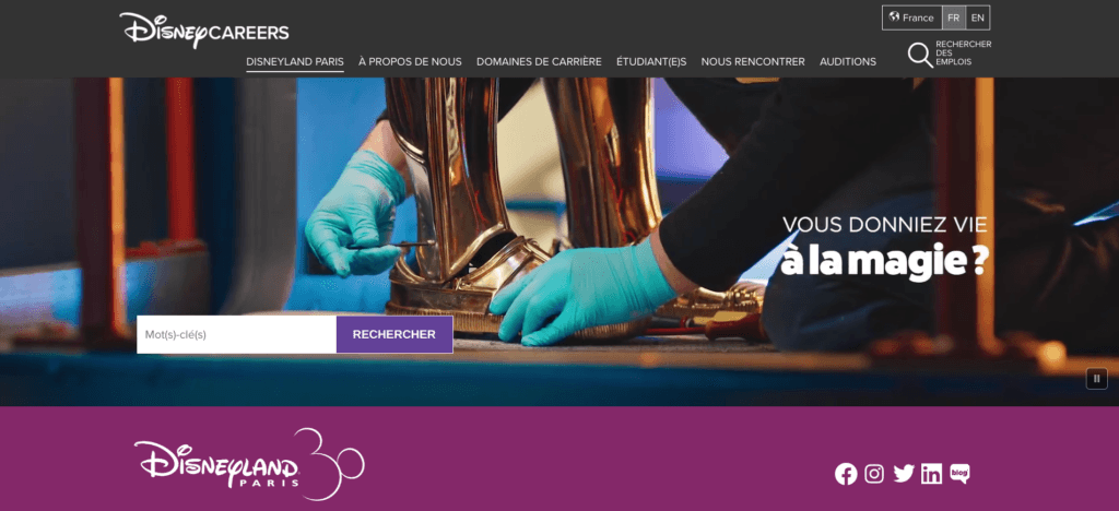 Disney, l'une des pages carrières les plus originales