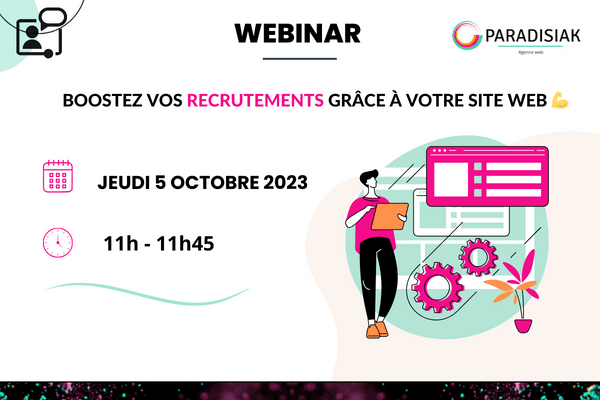 📢 Webinar - Boostez vos recrutements grâce à votre site web 💪